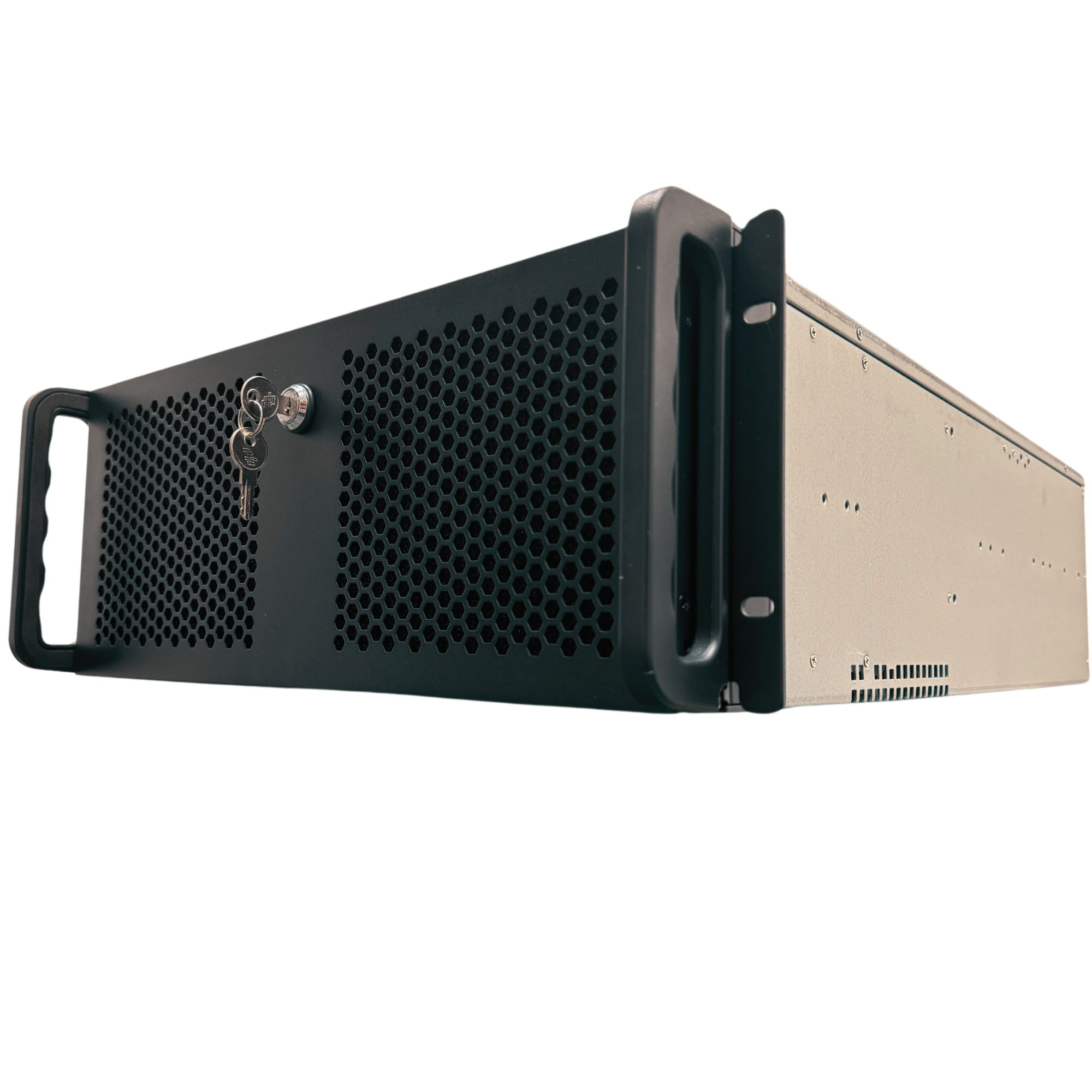 RACKOWL 4U Rackmount Server Chassis Case, 15* HDD Bays, E-ATX/ CEB/ EEB/ ATX Mobo, Fan: Front 3*120mm, Mid 3*120mm, Rear 2*80mm, Front Panel Lock