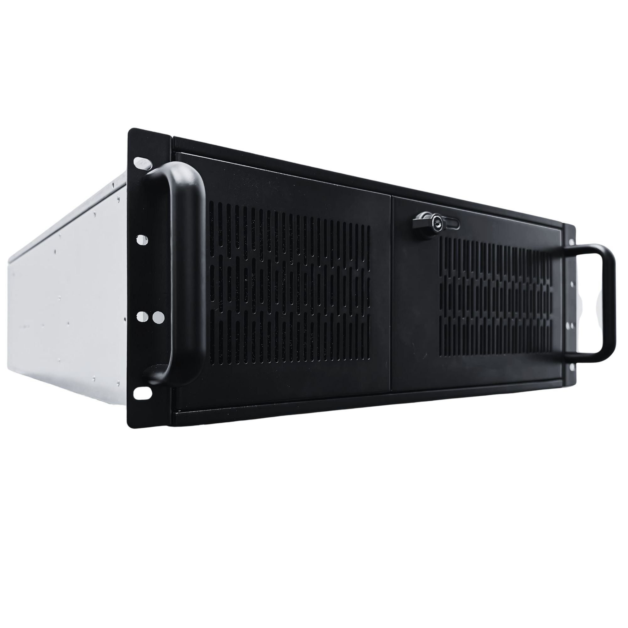RackOwl 4U Rackmount Server Chassis Case; 13x HDD Bays (10* 3.5" & 3* 5.25"), E-ATX/ CEB/ EEB/ ATX Mobo, Fan: Front 2* 120mm, Mid 4* 80mm, Rear 2* 80mm, Front Panel Lock