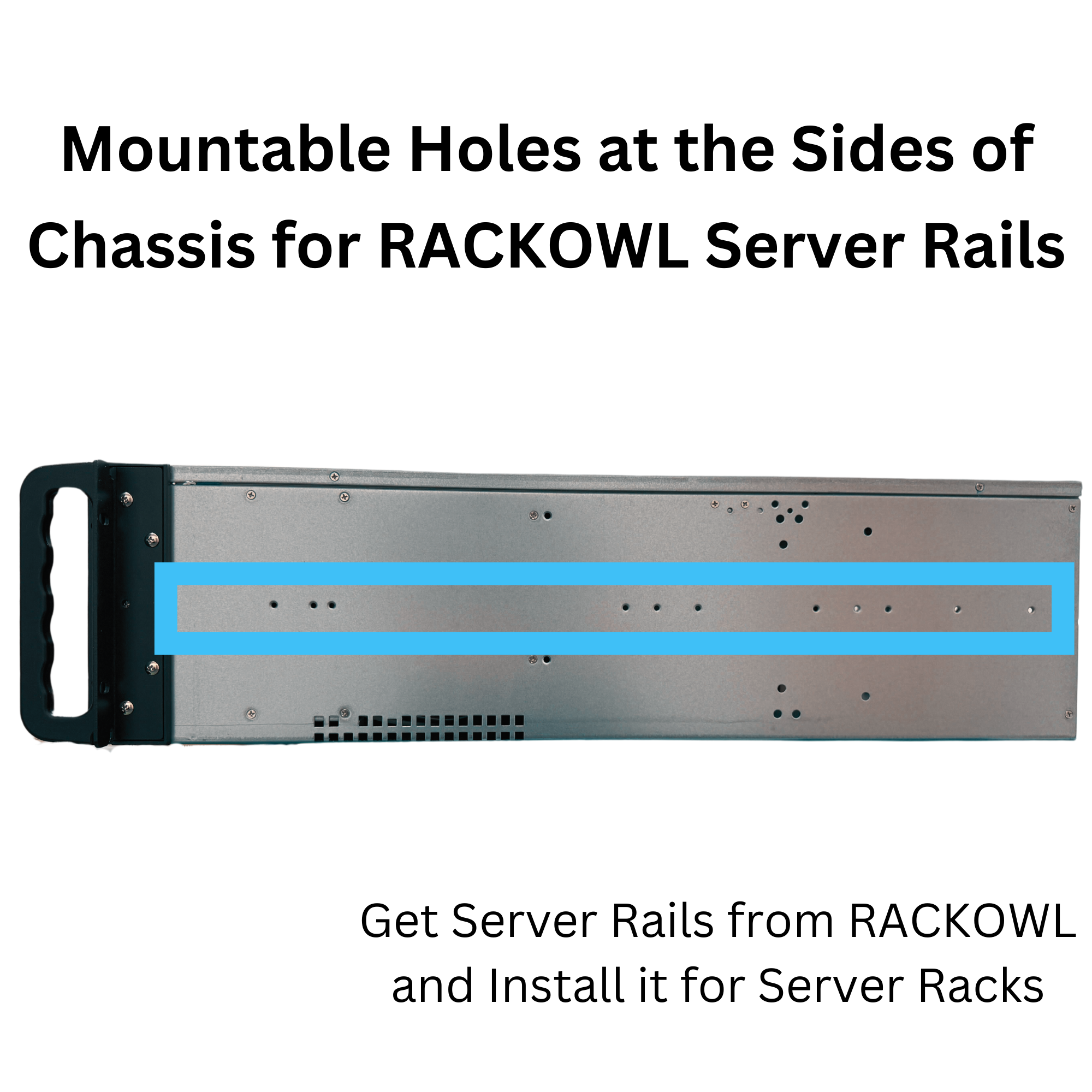 RACKOWL 4U Rackmount Server Chassis Case, 15* HDD Bays, E-ATX/ CEB/ EEB/ ATX Mobo, Fan: Front 3*120mm, Mid 3*120mm, Rear 2*80mm, Front Panel Lock